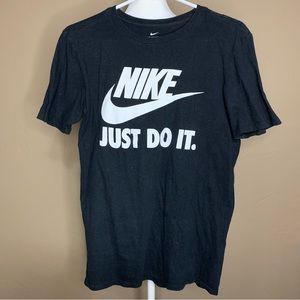 Nike Just Do It Men’s Black Tee Shirt